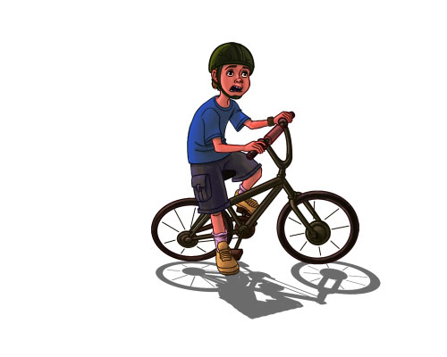 Ryan on Bicycle